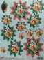 3D Stanzbogen Christmas Balls: Weihnachtskugel Stern, Glockengesteck